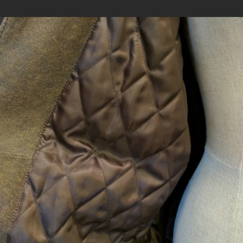 Lucky Brand Brushed Leather Jacket